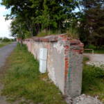 Hrochův Týnec - oprava zdi